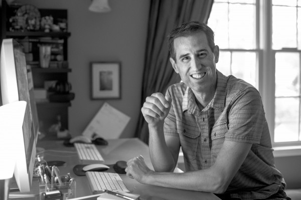 Scott Dawson portrait at his desk