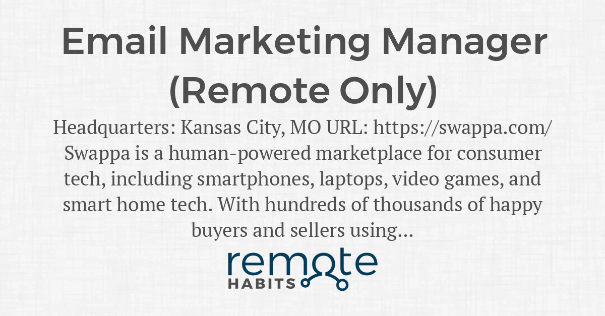 email marketing manager jobs nashville